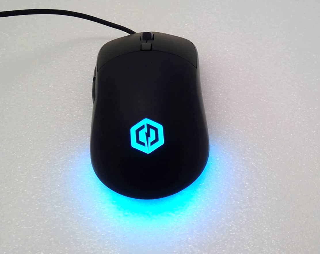 CyberPower PC Elite M2 Gaming USB Mouse MO-131-302 RGB 6 Color Button & Lighting