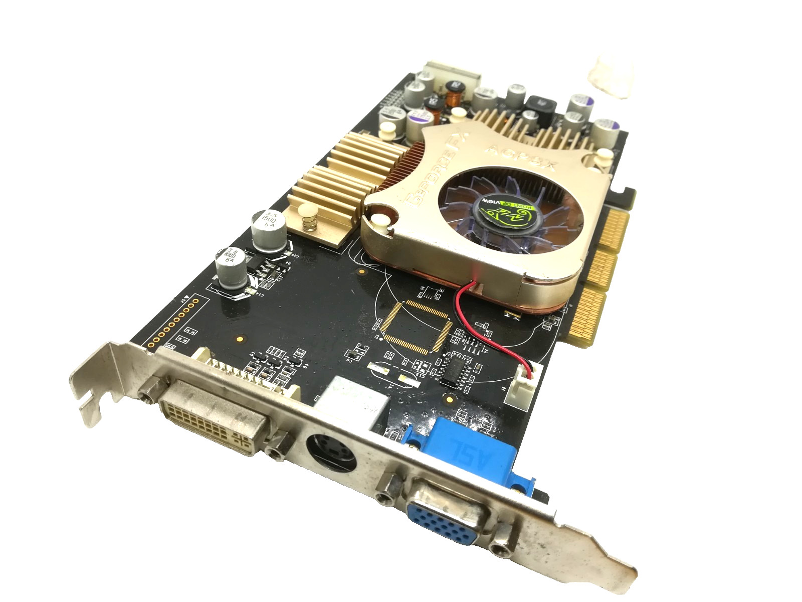 POINT OF VIEW GEFORCE FX 5600 ULTRA 128MB DDR SDRAM AGP VGA DVI S-VIDEO#GK13151