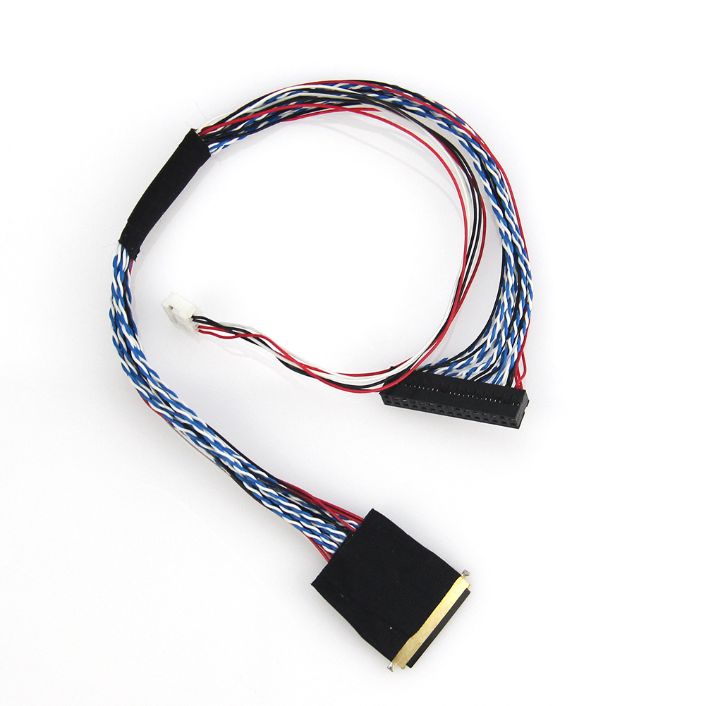 New 40Pin 1ch 6bit LVDS Cable for 10.1"/14"/15.6" LED LCD Screen I-PEX