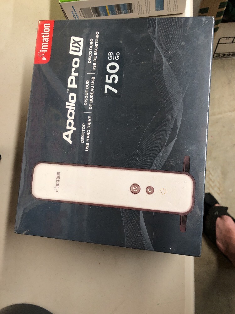 Imation Apollo Pro Ux - 750GB Desktop Hard Drive New