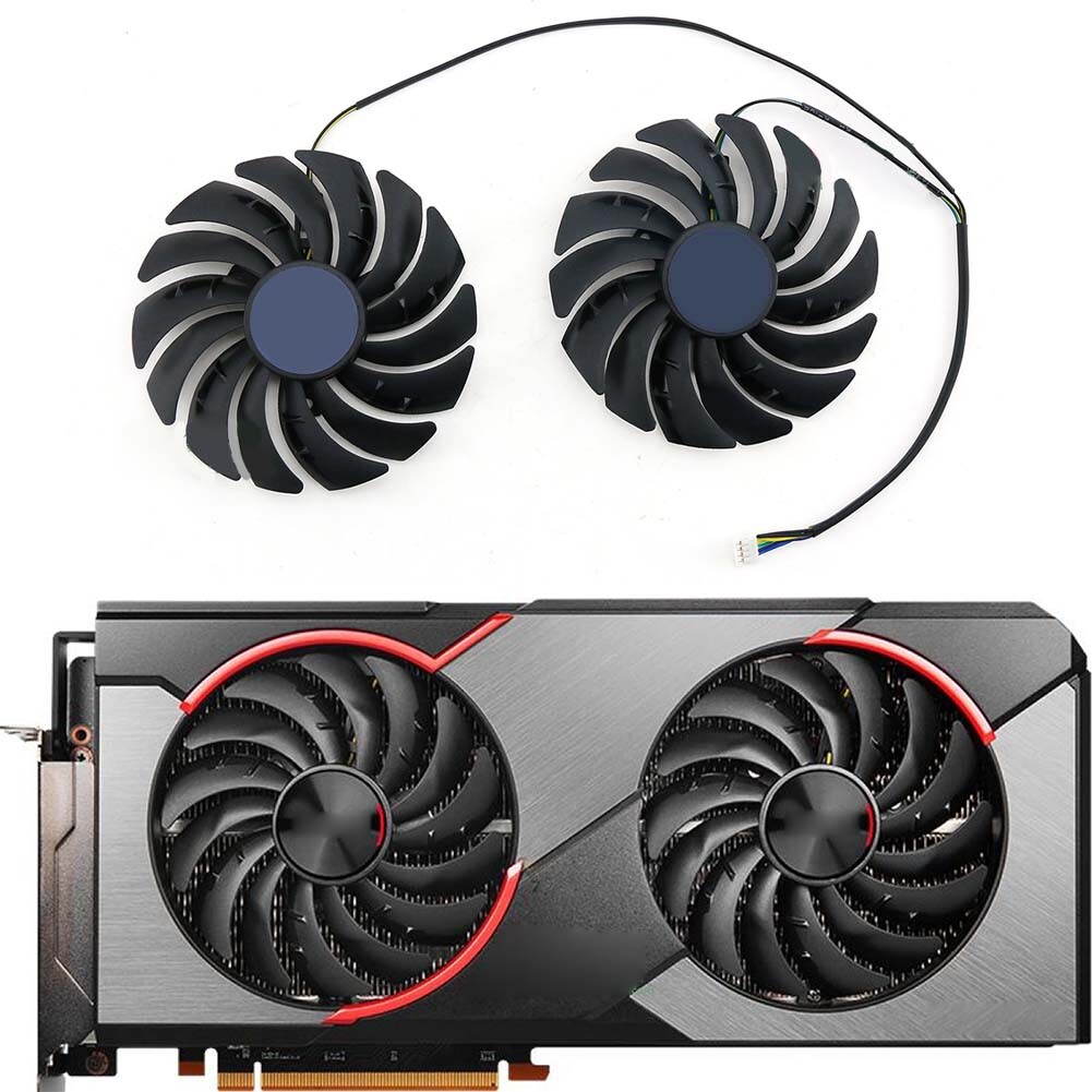 95mm For MSI RX5700XT 5700 5600 GAMING X Graphics Card Cooling Fan PLD10010S12HH