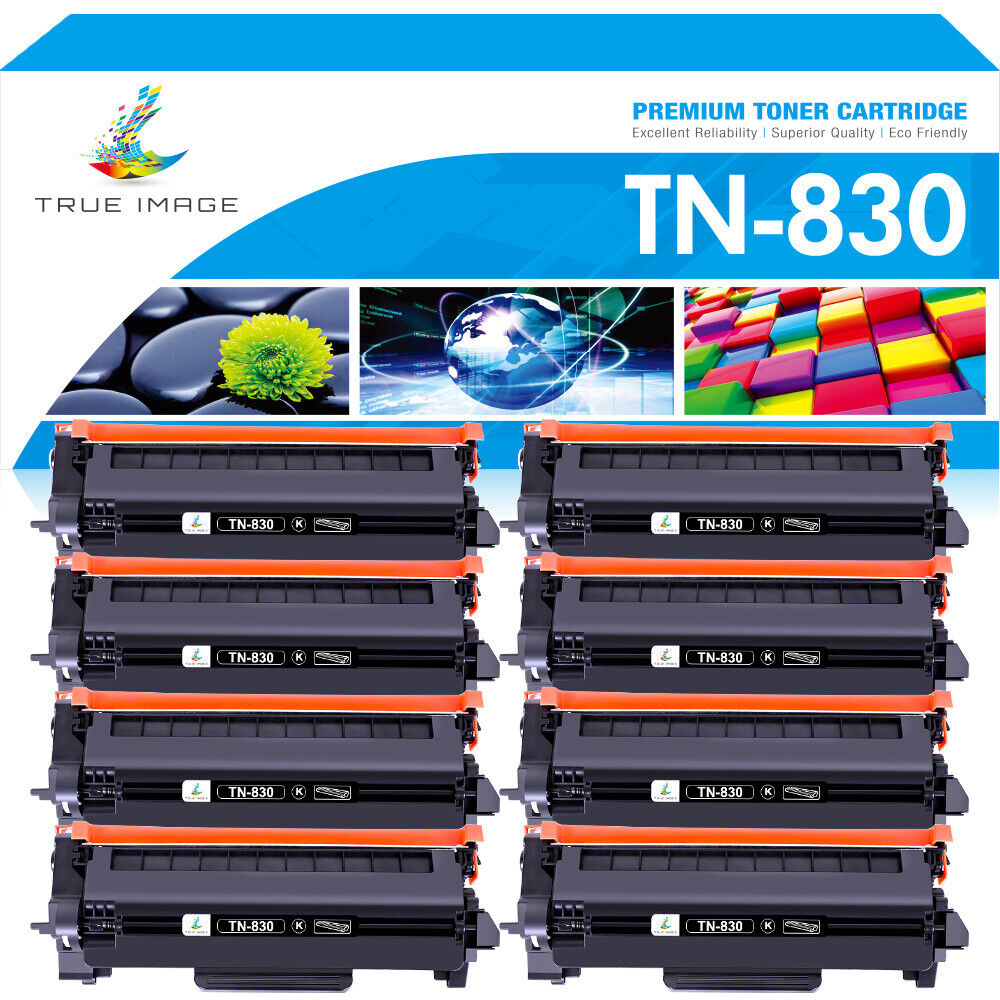 TN830 TN830XL Toner Cartridge for Brother HL-L2405W MFC-L2760DW MFC-L2820DW LOT
