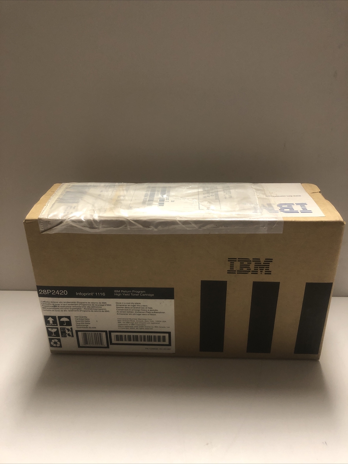 New Genuine IBM 28P2420 High Yield Black Toner Cartridge Infoprint 1116 Sealed