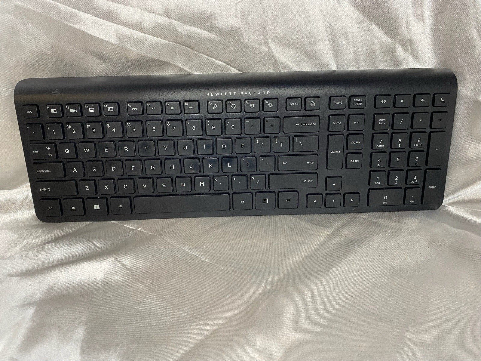 Hewlett Packard HP SK-2061 Wireless Keyboard Black Slim -No Receiver- Parts Only