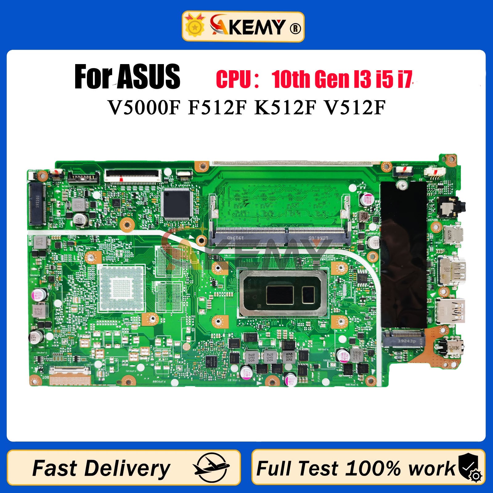 X512FA Laptop Motherboard For ASUS X512FL X512FF X512FB X512FLC X512FJ V5000F
