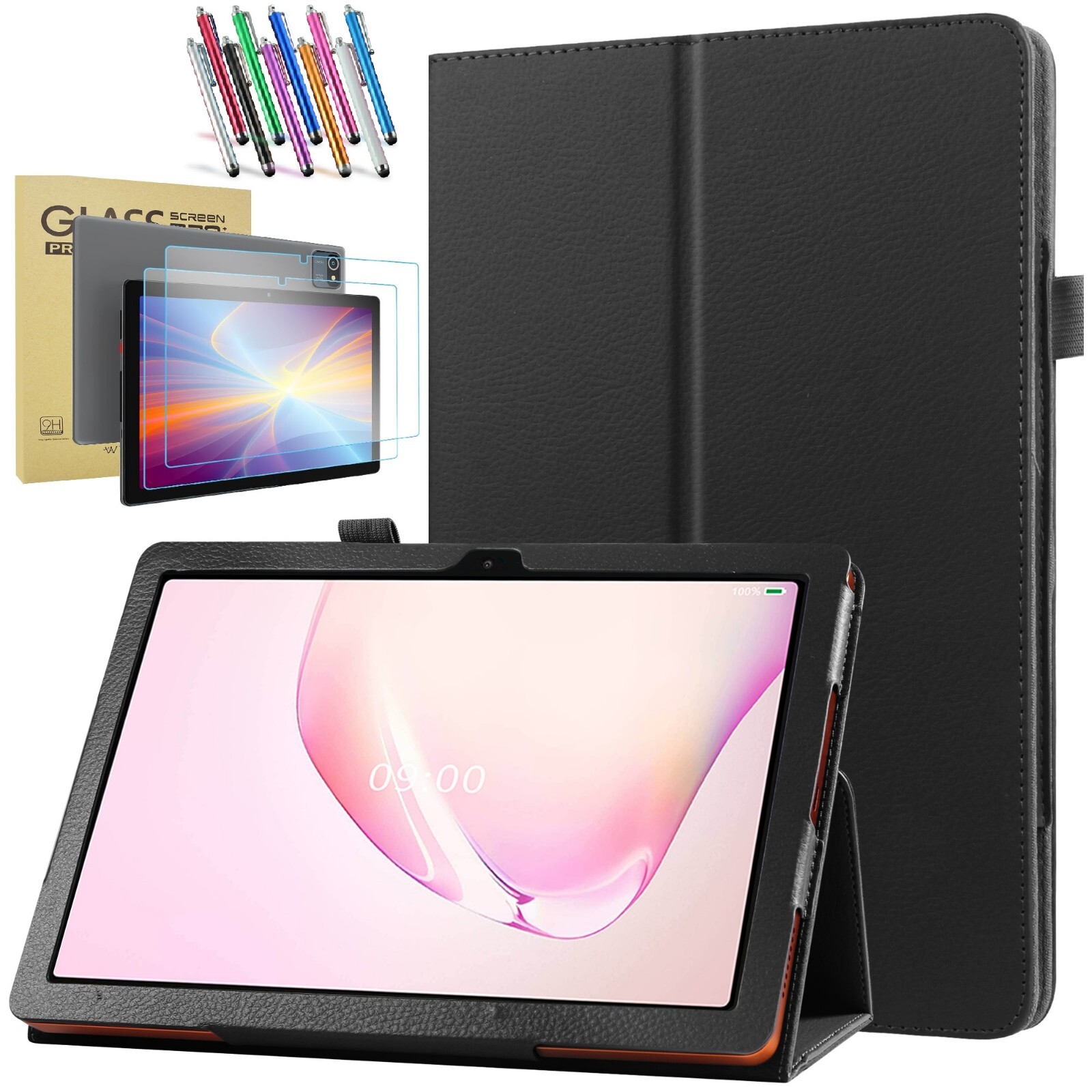 Case For AEEZO C10 10.1 inch Android 14 / Android 13 Tablet Folding Stand Cover