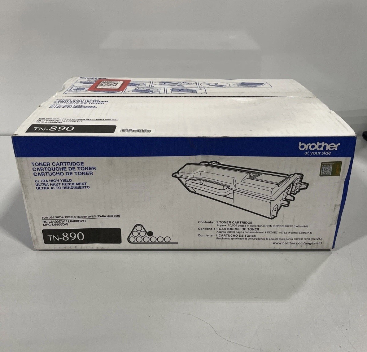 Brother TN-890 Black Toner  Cartridge Genuine