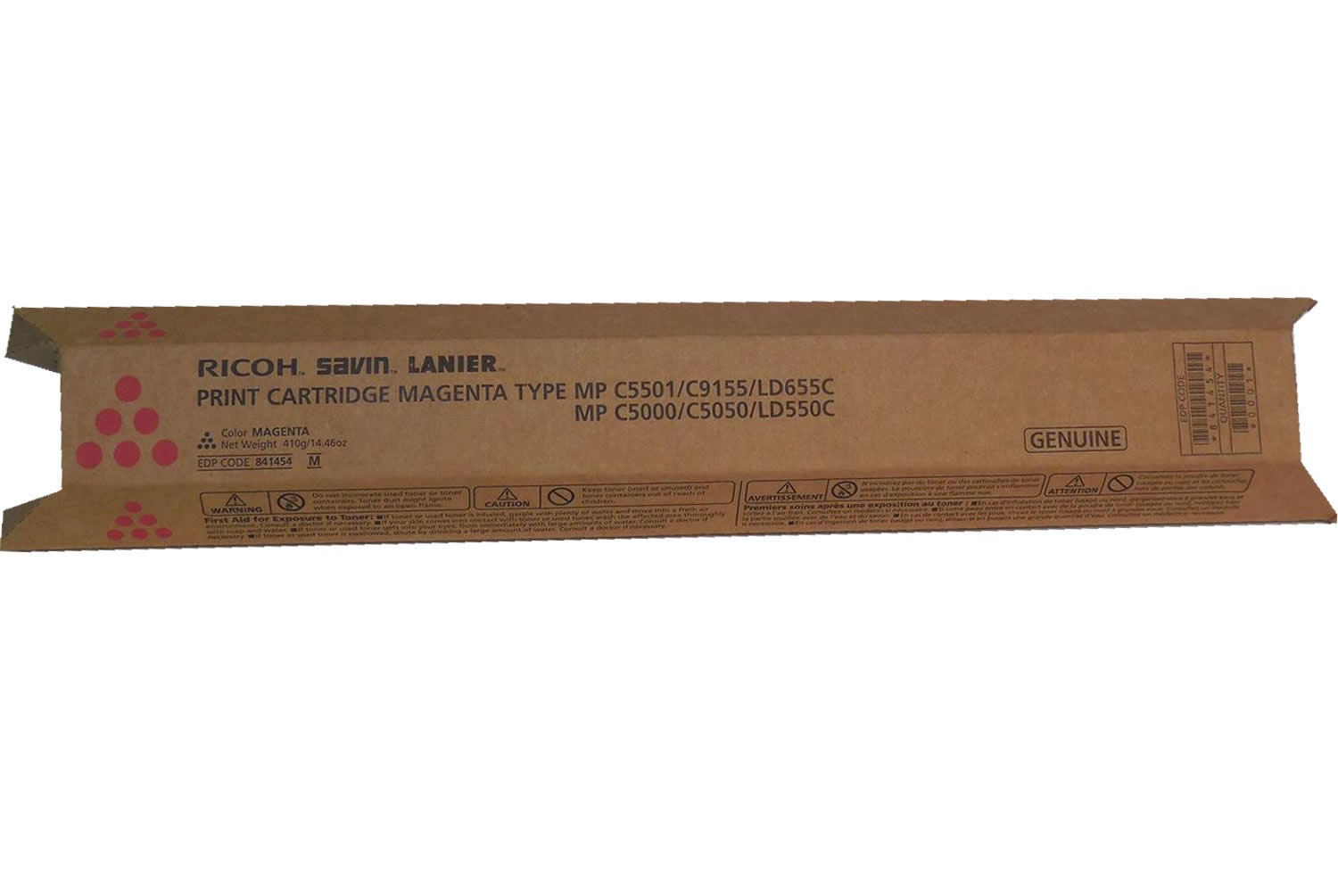 Ricoh 841454 Magenta Toner Cartridge Type MP 17k Genuine OEM Original