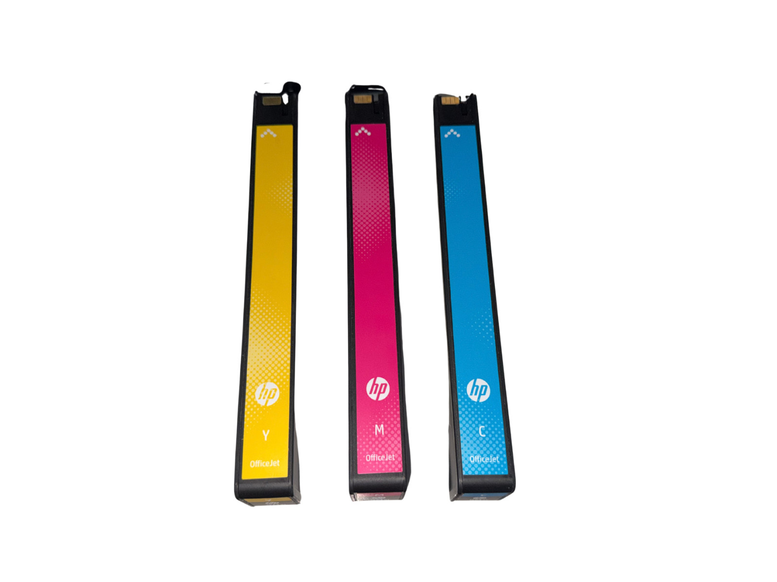 Genuine HP 971XL Ink Cartridges Cyan Magenta Yellow Original OEM Open Box Used