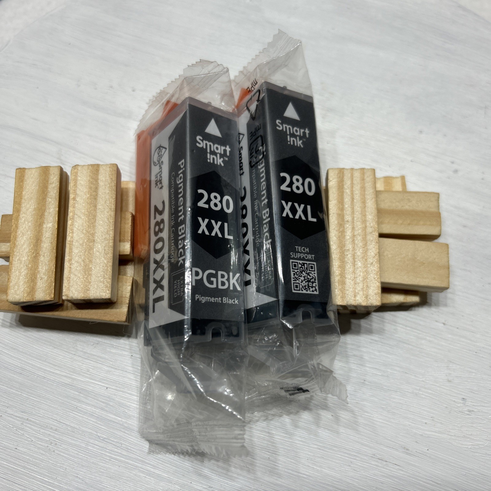 Lot of 2 Smart Ink 280 XXL Black Inkjet Cartridge NEW