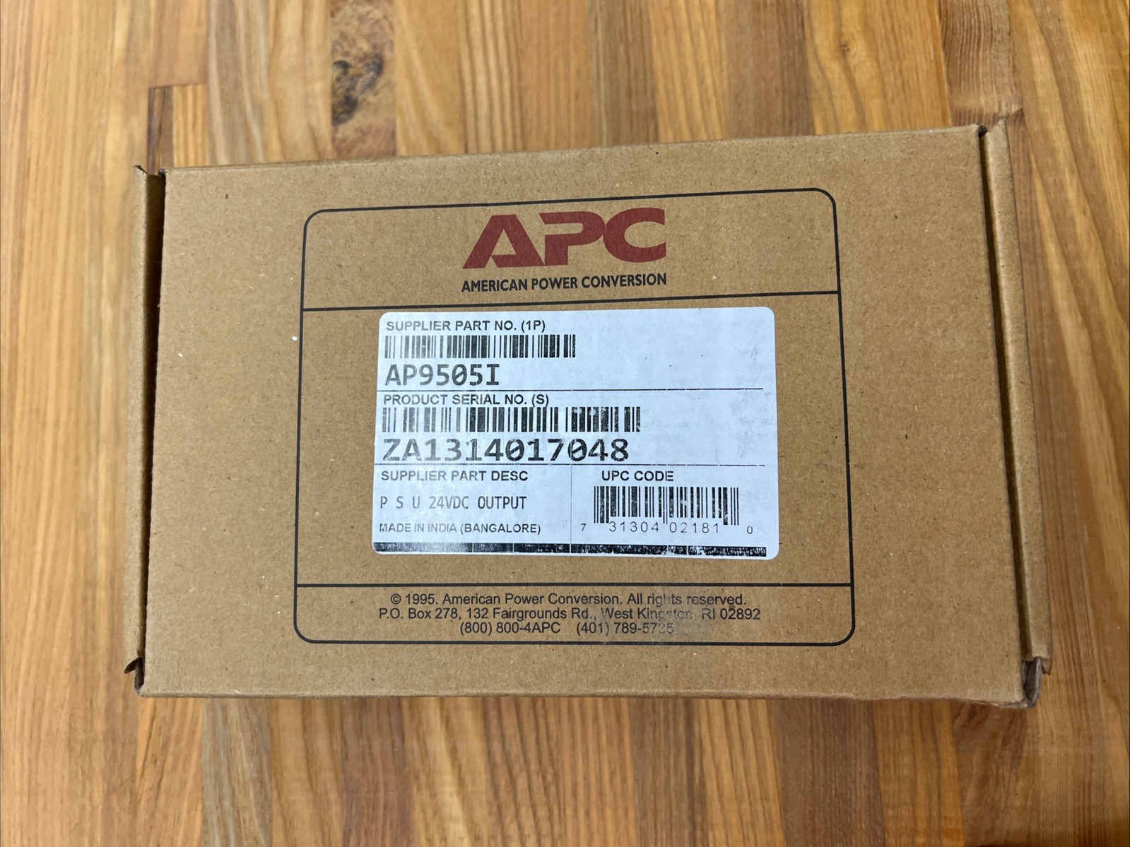 APC AP9505I 24VDC Power Supply New