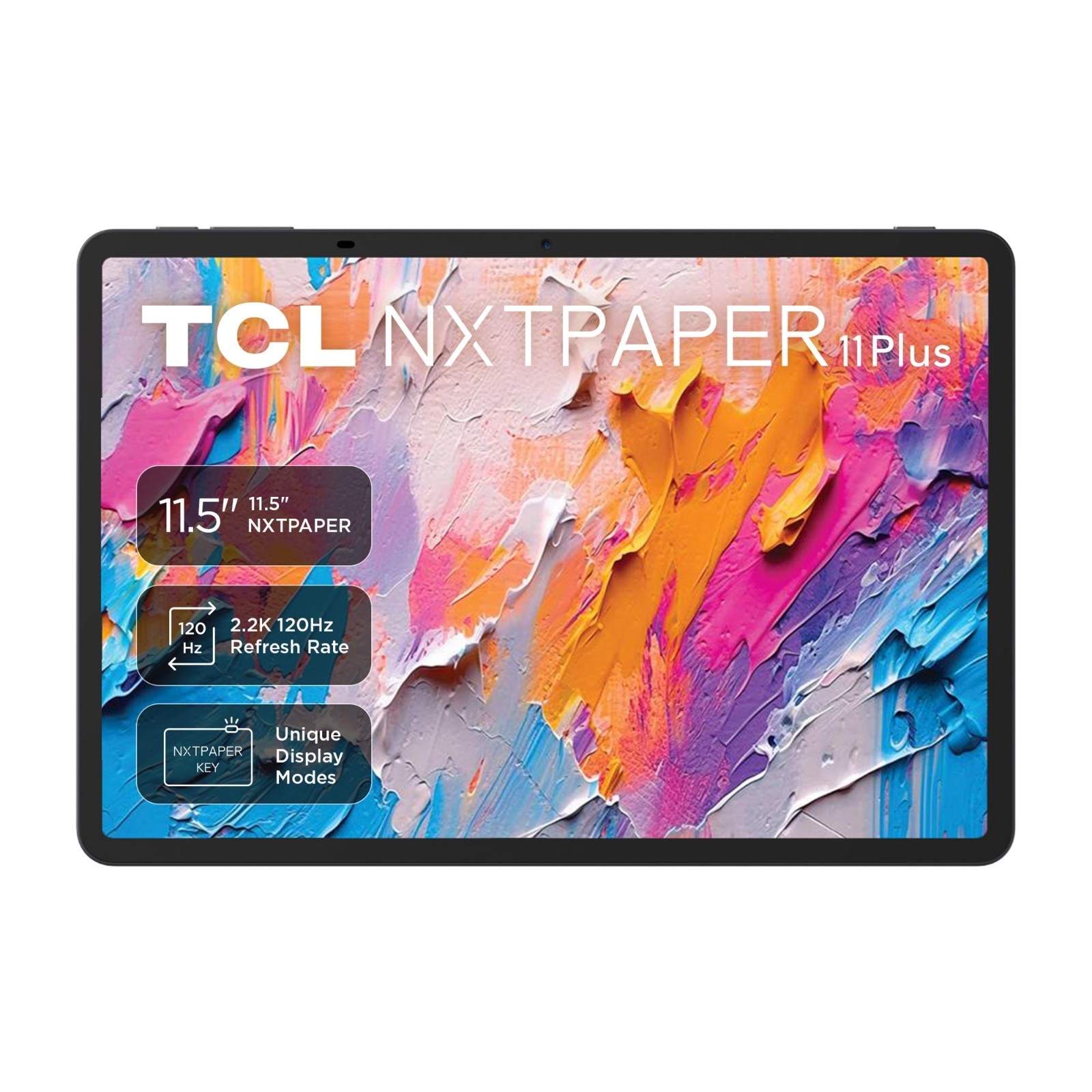 TCL NXTPAPER 11 Plus Tablet 11.5-Inch 256GB Android 15 Onyx - Black™