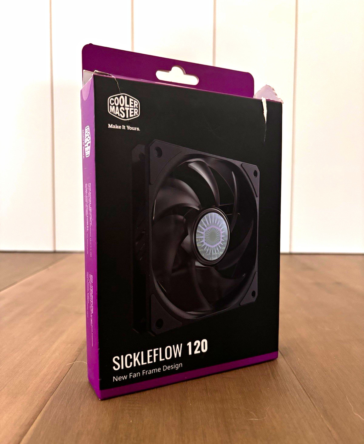 Cooler Master SickleFlow 120 120mm Black Case Fan 4-Pin 1800RPM 62CFM