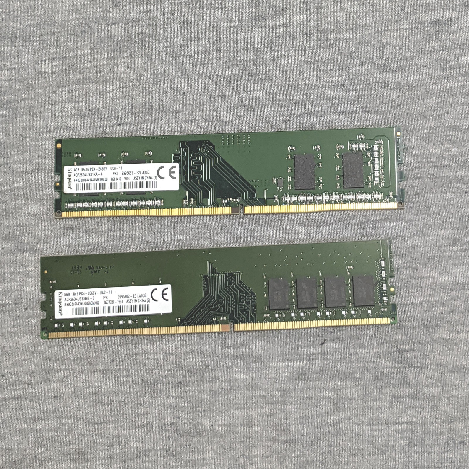 12GB DDR4 kit - Kingston - 8GB + 4GB - PC4-2666V