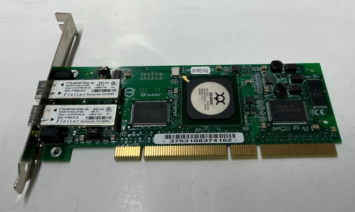 Sun X6768A 2Gb PCI Dual FC Host Adapter 375-3108       