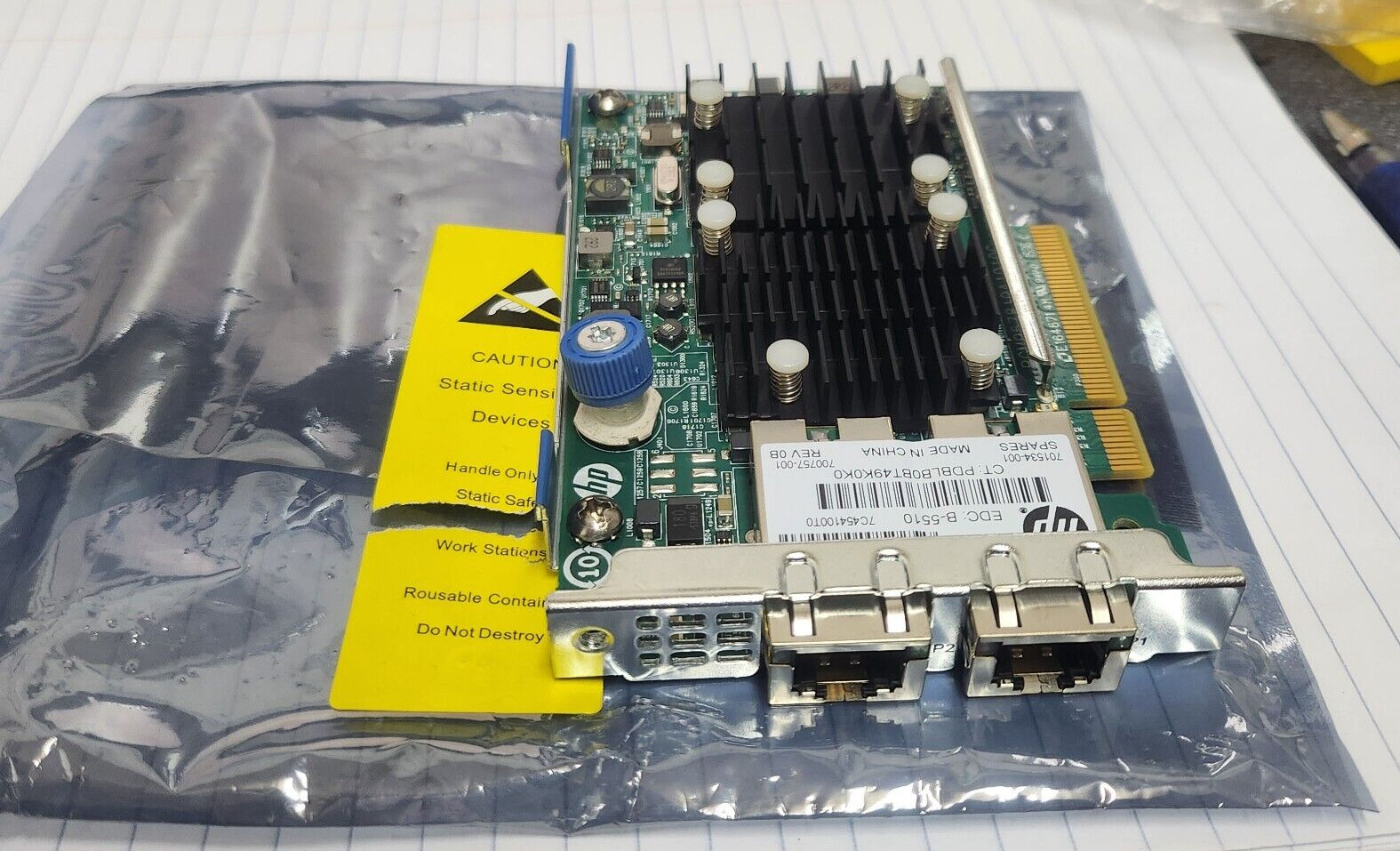 HP 701534-001 533FLR-T 700757-001 Flex Fabric Dual Port 10GB Network Adapter NEW