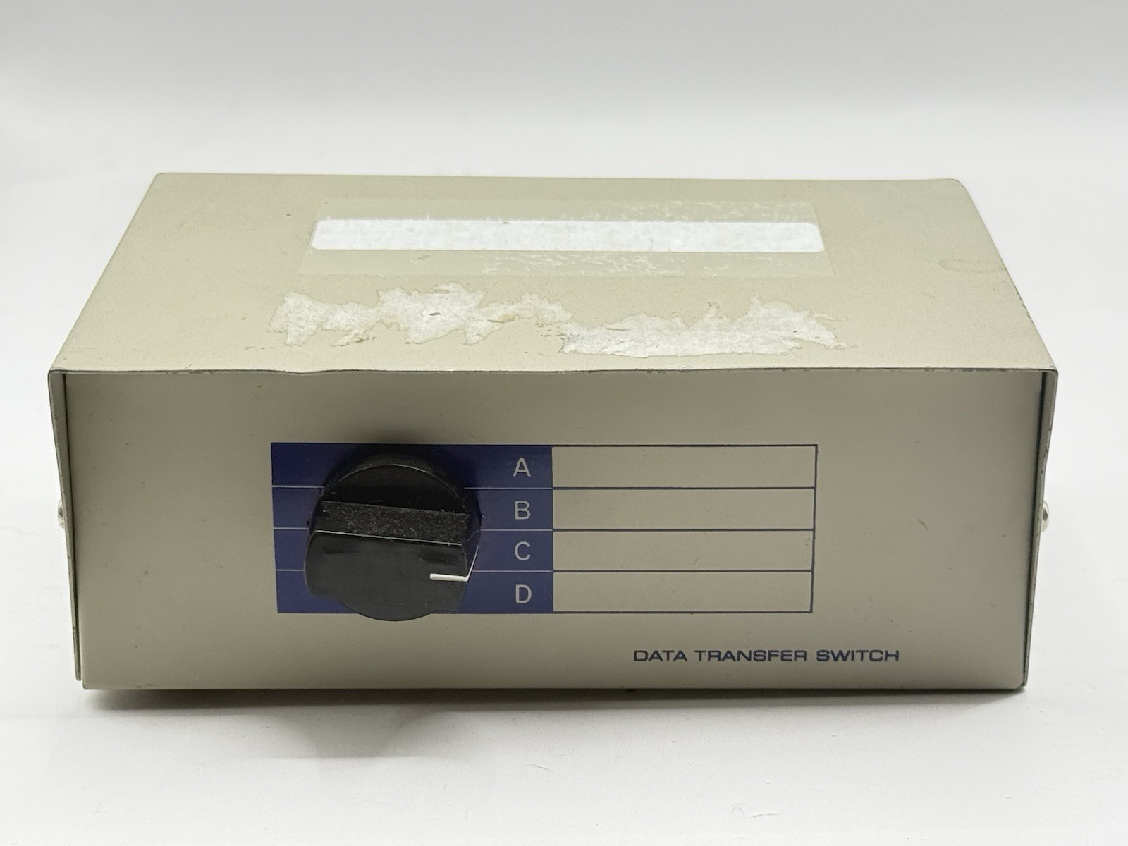 DB25 4 Way Data Transfer Switch Box Parallel Port Rotary PC Printer