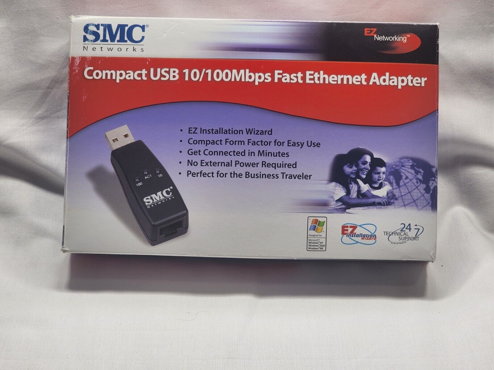 SMC Networks Compact USB 10/100Mbps Fast Ethernet Adapter