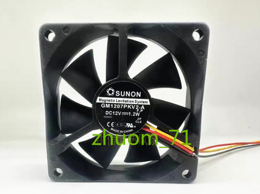 1PC SUNON 7020 GM1207PKV2-A DC12V 1.2W cooling fan