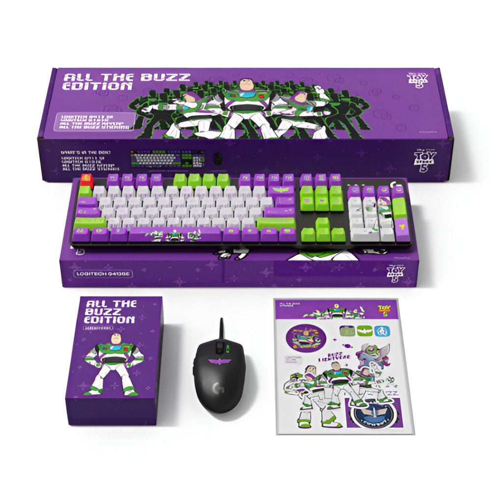Logitech x Toy Story Buzz Lightyear Limited Edition Keyboard Mouse Set G413 G102