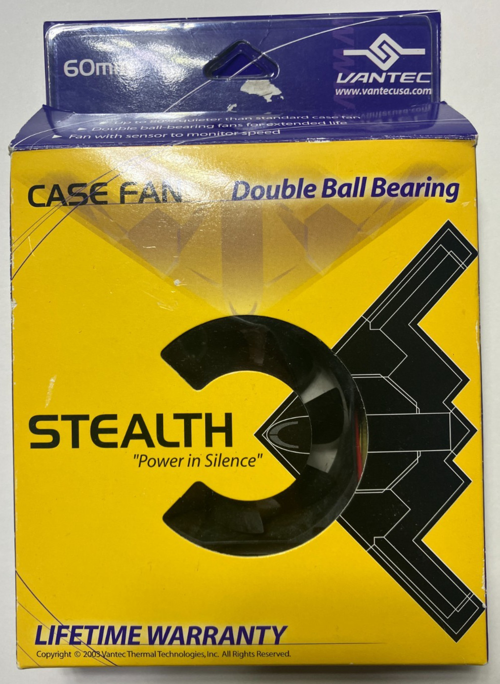 Vantec Stealth 60mm Silent PC Case Fan SF6025L