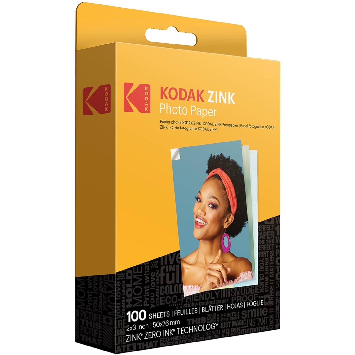 Kodak 2x3 Sticky-Backed ZINK Photo Paper 100 Sheets..