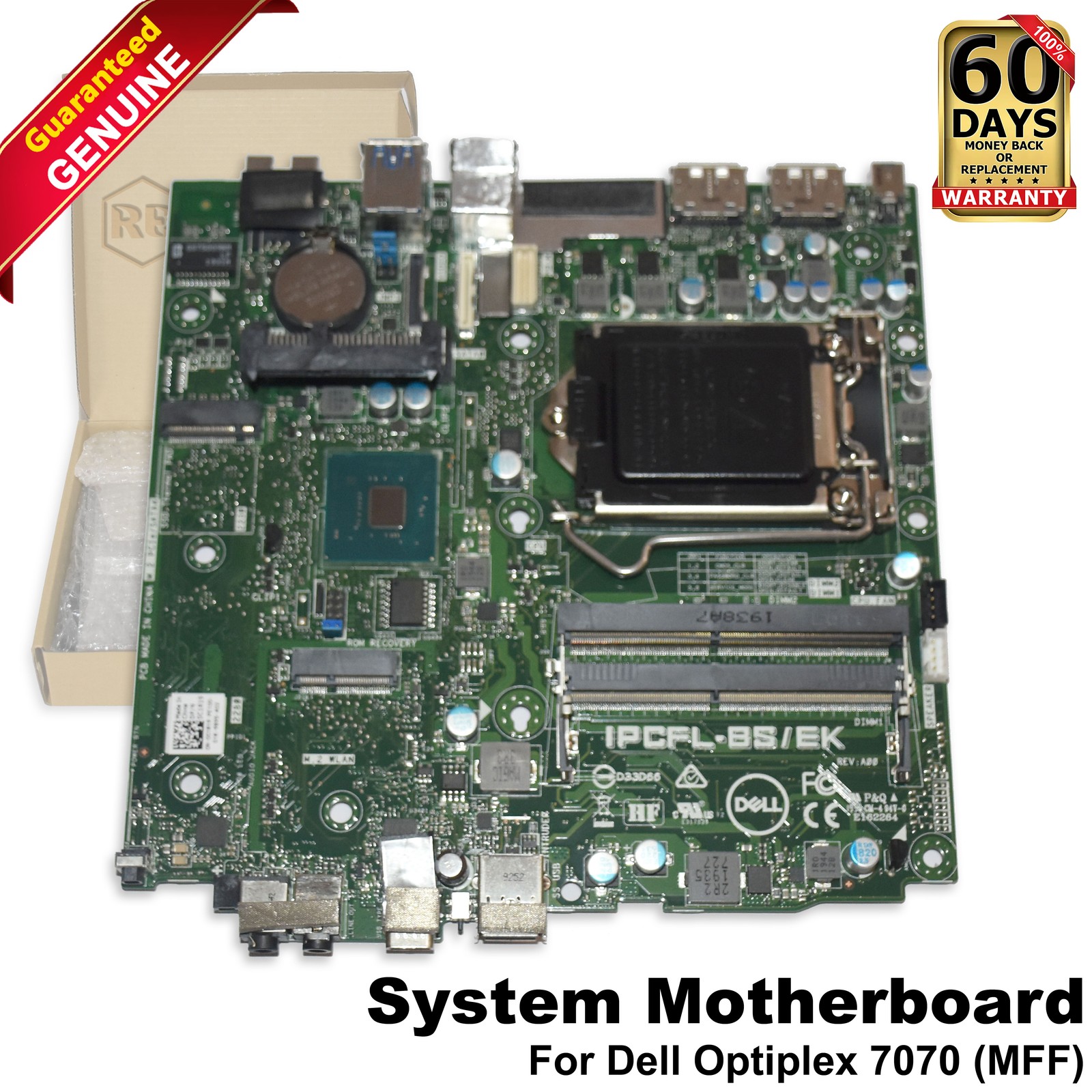 Dell OptiPlex 7070 MFF Motherboard Chipset Q370 Socket LGA1151 IPCFL-BS/EK C1R19