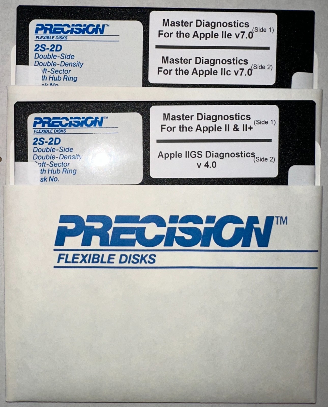 Master Diagnostics for the Apple II, II+, IIc and IIe - NEW DISKS