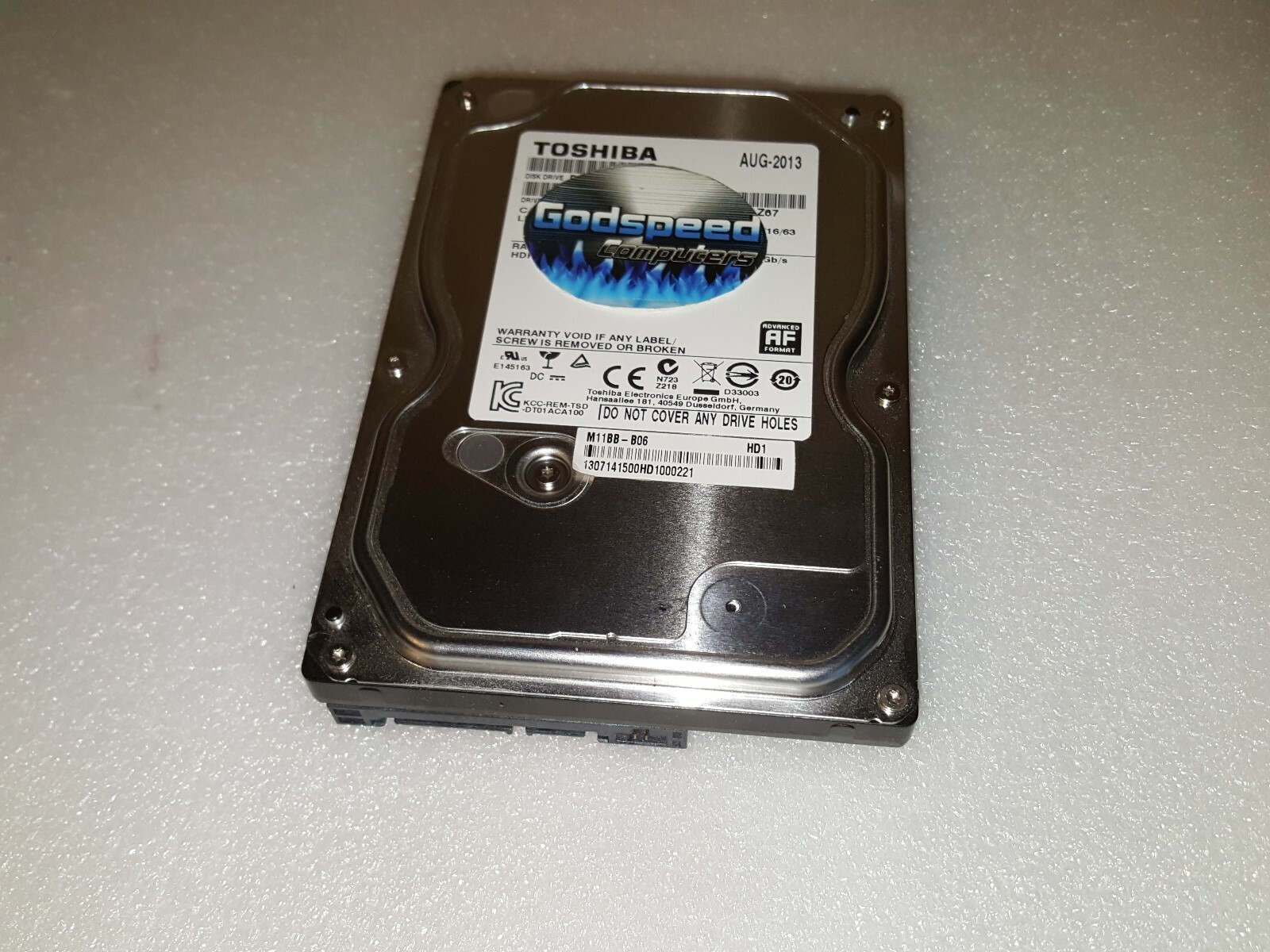HP Pavilion p6736F - 1TB Hard Drive Windows 7 Ultimate 64-Bit Installed