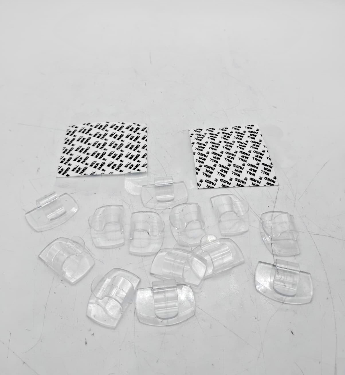 Command Clear Cord Clips 13-Pack Adhesive Light Clips Damage-Free Mini Wall Hook