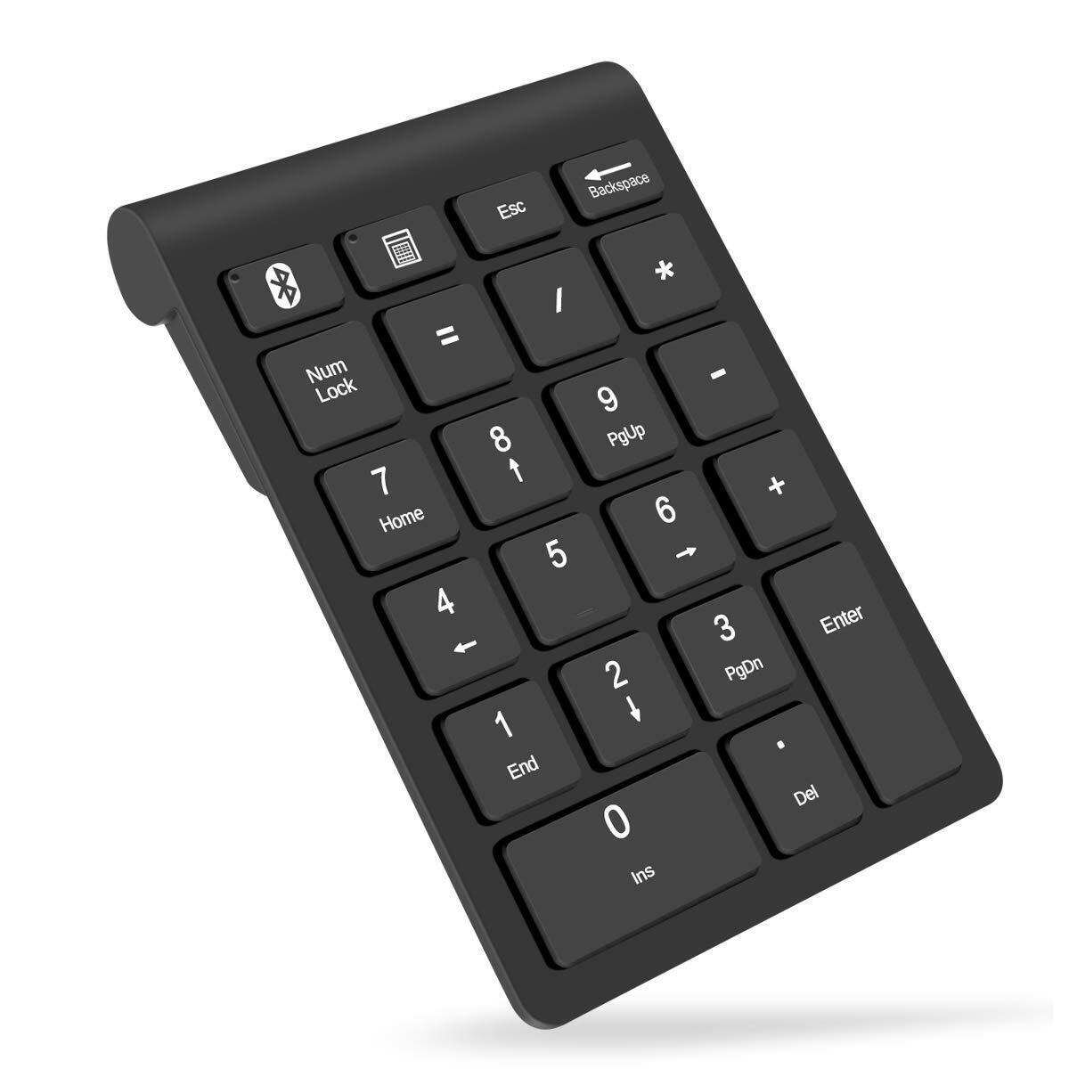 Foloda Bluetooth Wireless Number Pads Numeric Keypad 22 Keys Portable Financi...