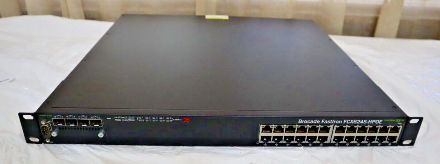 Brocade FastIron CX FCX624S24-HPOE 24 Ports POE Switch