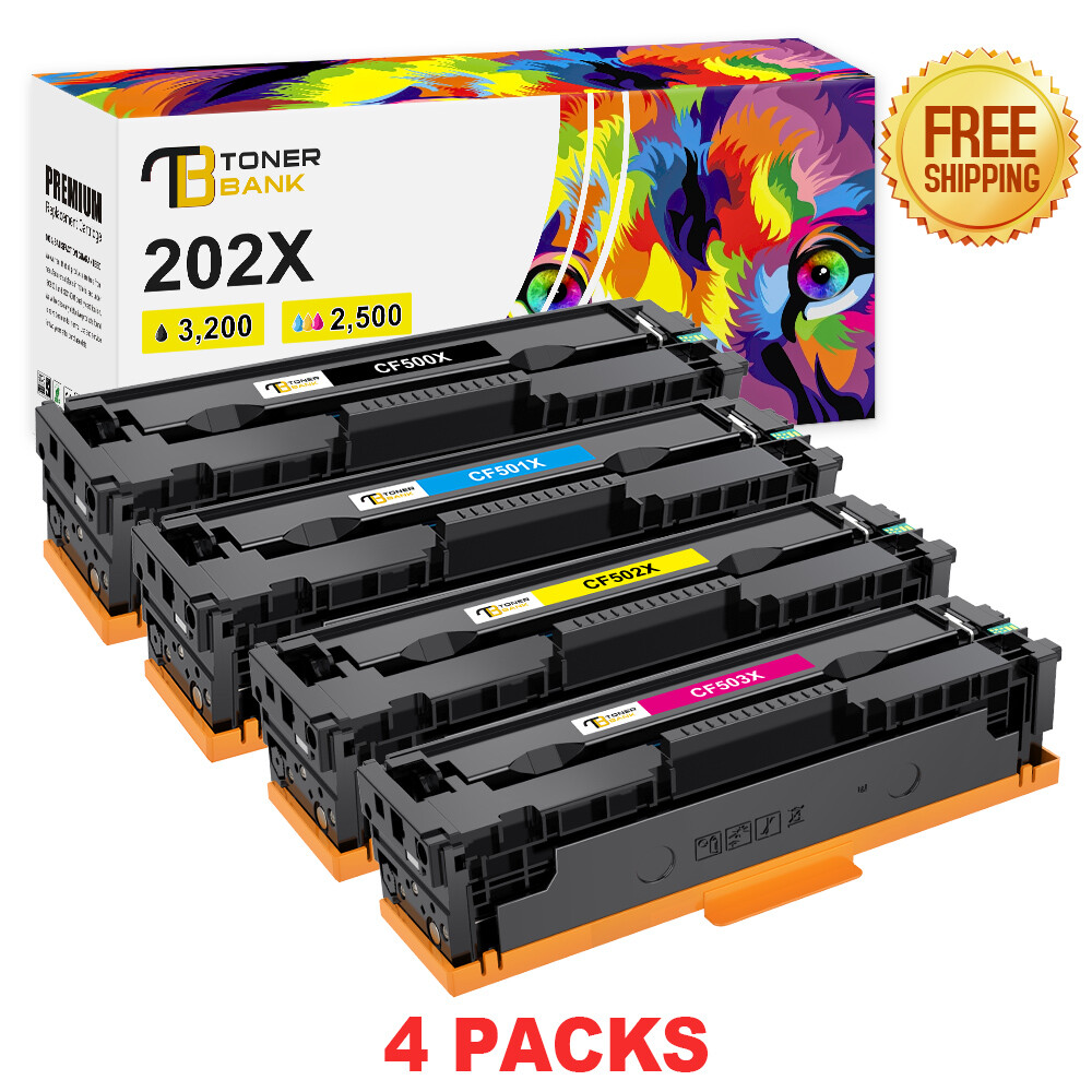 CF500X 202A Toner Compatible with HP LaserJet Pro M254dn M281cdw M281cdw Lot