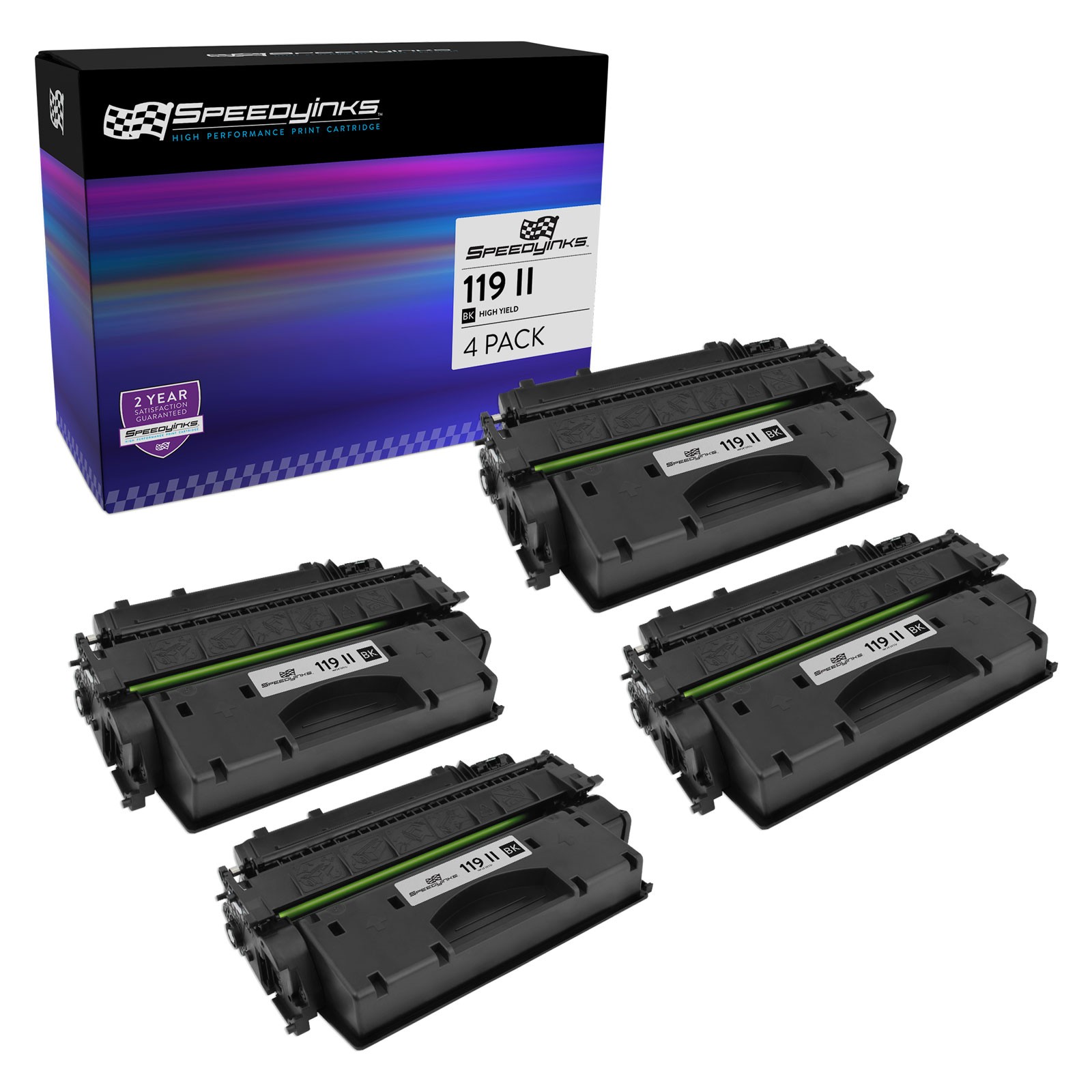 4pk For Canon HY Black 3480B001AA Canon 119 II LBP6300dn LBP6650dn 670dn M6160dw