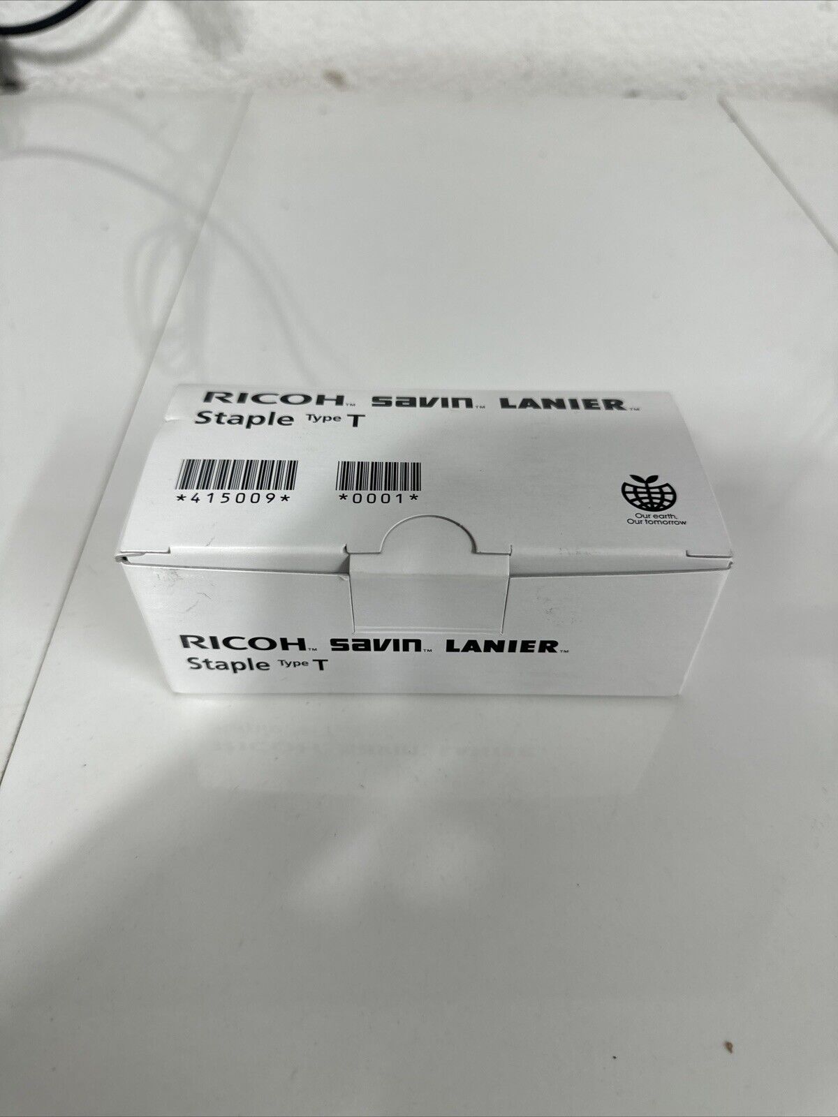 1 BOX OF GENUINE RICOH SAVIN LANIER STAPLE TYPE T - EDP 415009 - NEW 