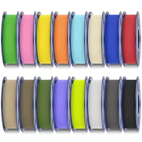 SUNLU 16 Color PLA Filament Bundle Multicolor 3D Printer 1.75mm Individually