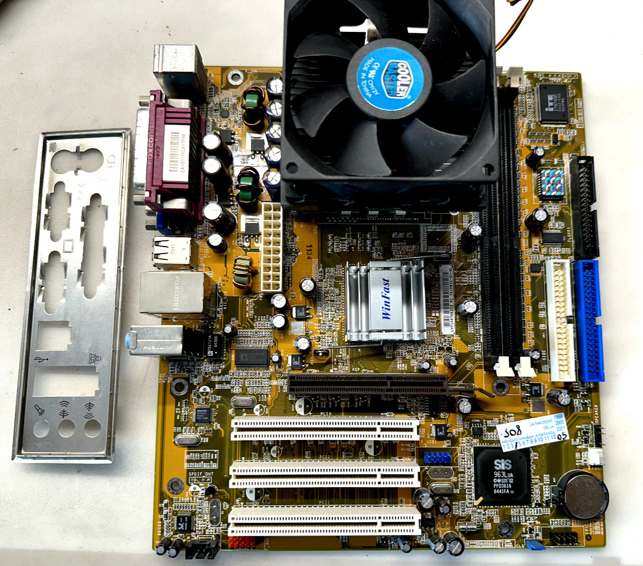 AMD SEMPRON WINFAST K7S741MG-6L (3950N) CPU MOTHERBOARD