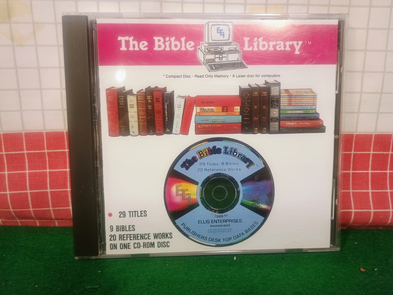 Ellis Enterprises The Bible Library 9 Bibles 20 Ref Works On CDROM
