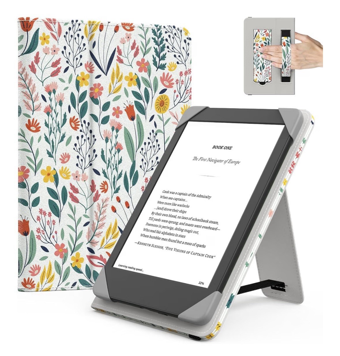 MoKo Universal Floral Case 6” Readers & Tablets eReader. New. $1.99 Shipping