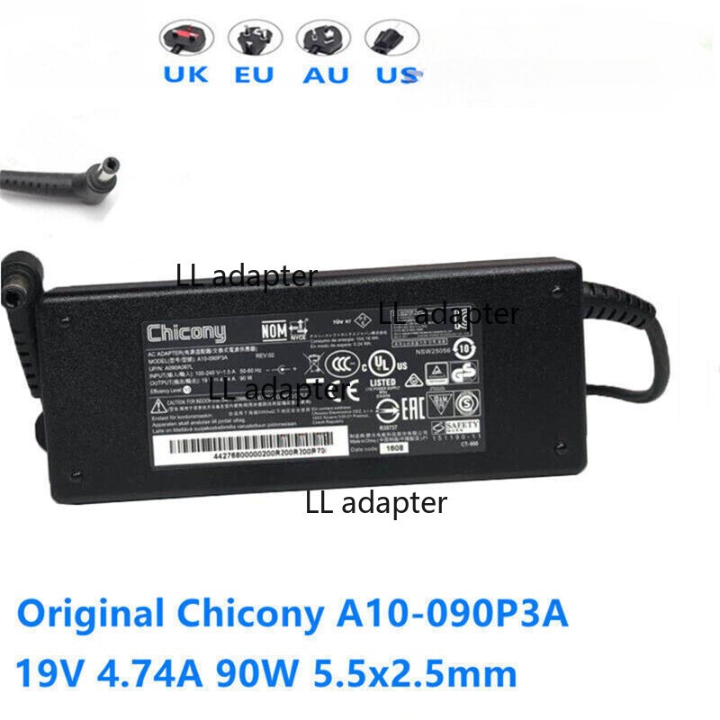 Original OEM Chicony A10-090P3A A15-090P1A A16-090P1A A17-090P1A Adapter Charger