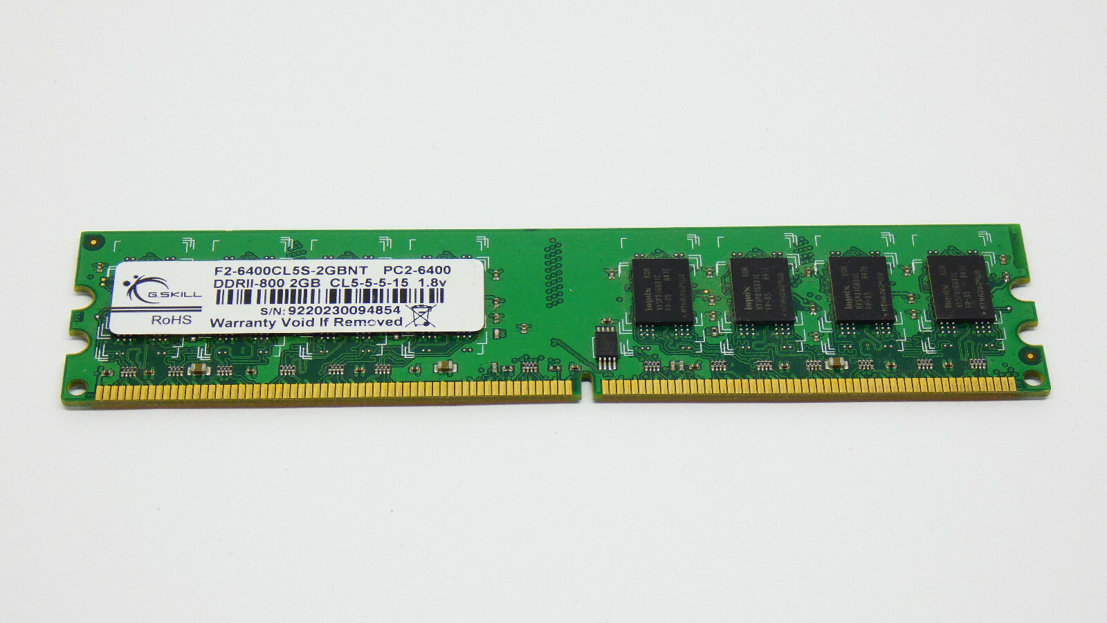 G.SKILL F26400CL5S-2GBNT 2Gb DDR2 800MHz (TESTED on INTEL) - PC Memory