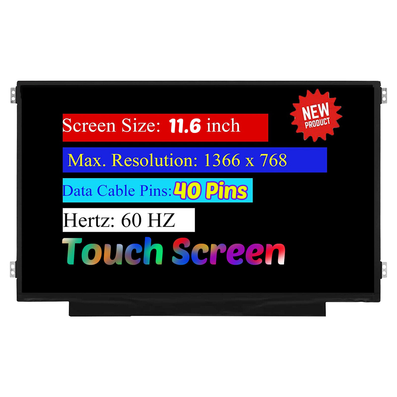 B116XAK01.1 B116XAK01.2 HD 1366*768 WXGA 11.6'' 40pin NEW LCD LED TOUCH Screen