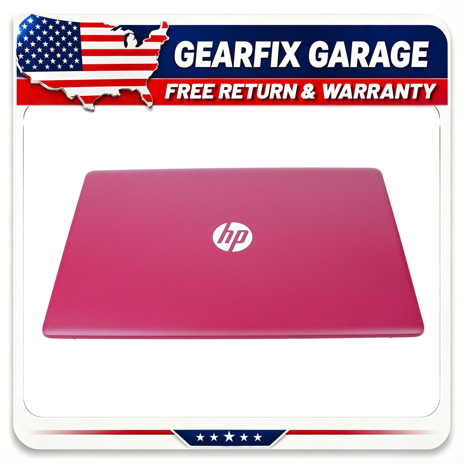 Maroon Burgundy LCD Cover Housing for HP Pavilion 17-BY/17BY/17-CA/17T-BY Laptop