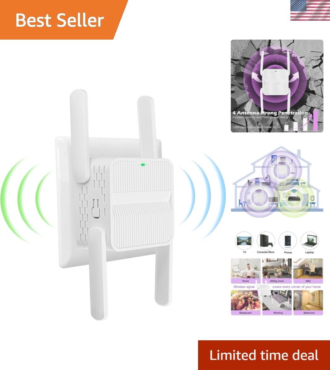 Speedwave WiFi Booster,Speed Wave WiFi Extender 2025,WiFi Extender Signal Boo...