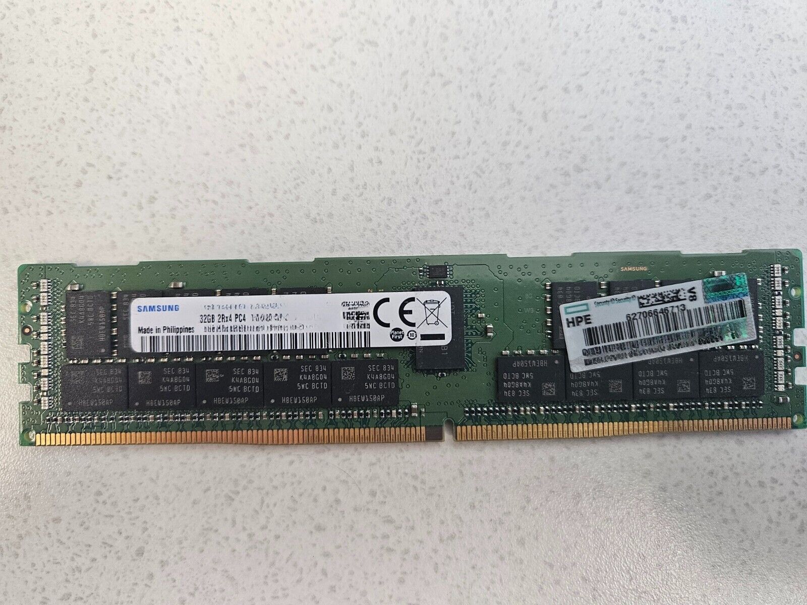 Samsung PC4-21300 PC4 2666V 32GB DDR4 RAM Server Memory