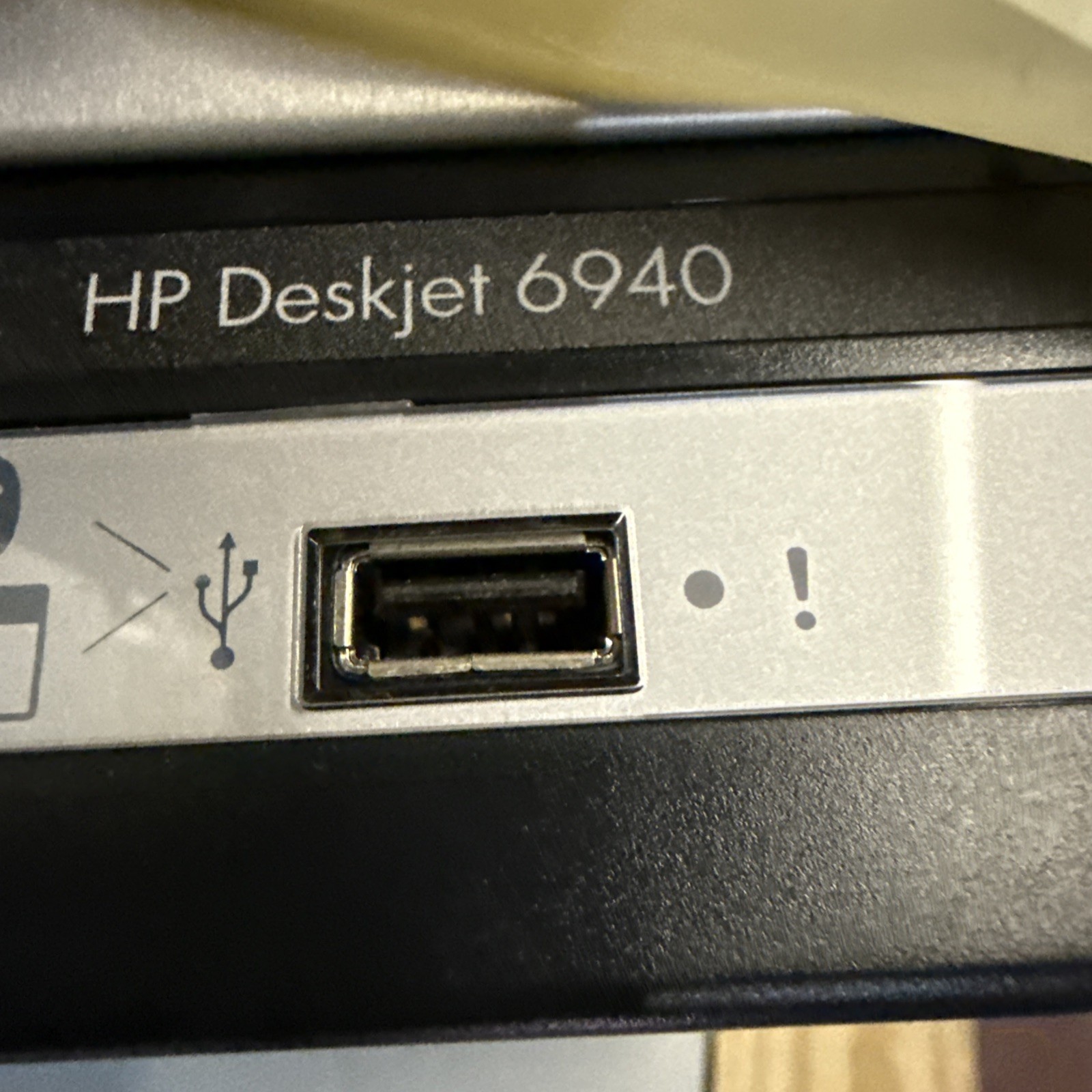 HP Deskjet 6940 Color Inkjet Printer CLEAN CRISP Print 