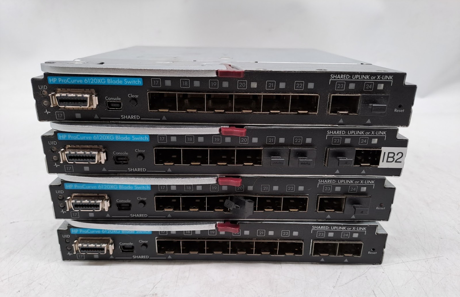 Lot of 4 HP PROCURVE 6120XG BLADE SWITCH 516733-B21