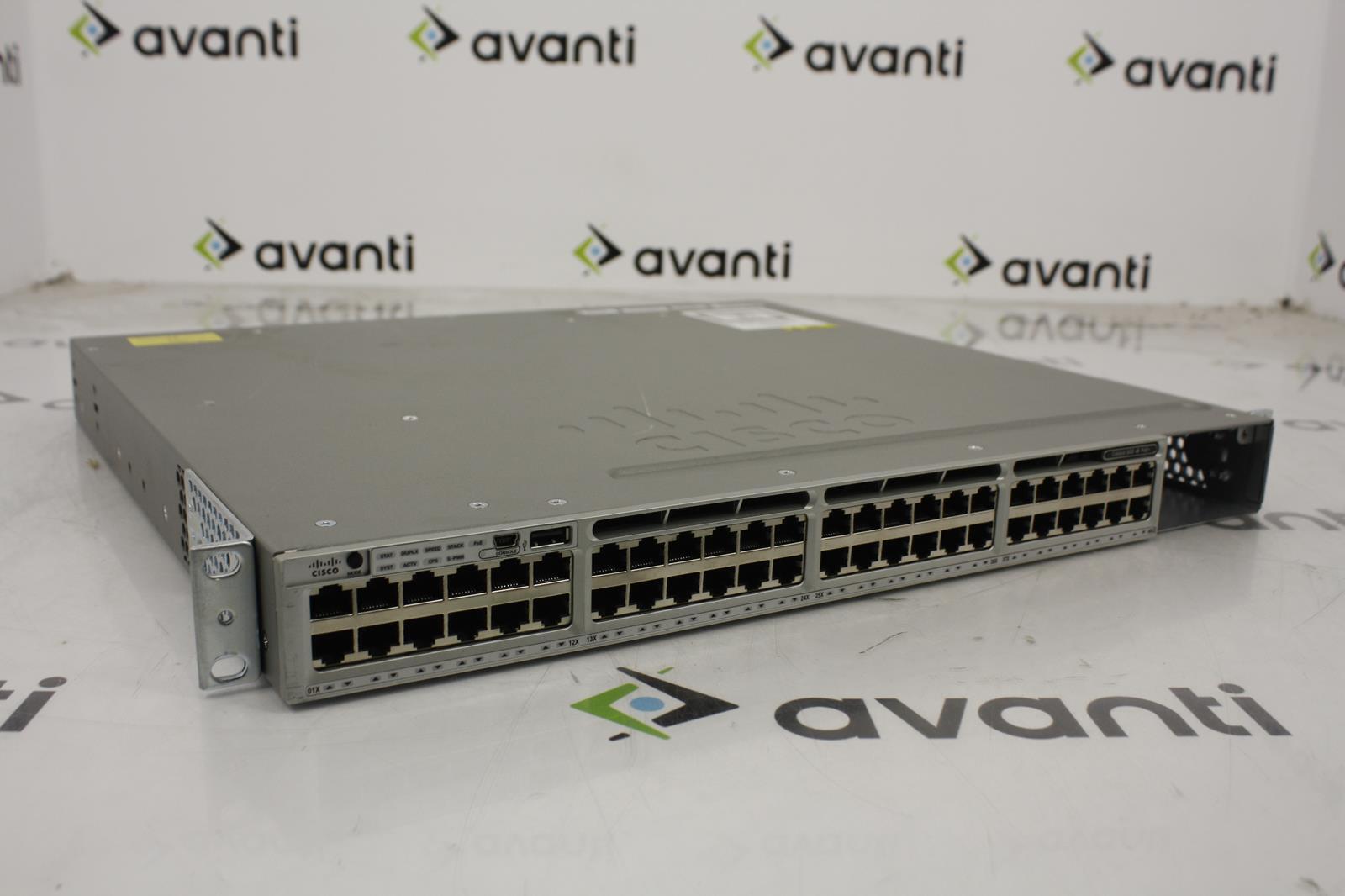 Cisco Catalyst Ethernet Switch Manageable Stackable 48 10/10 Dual Power, no Card