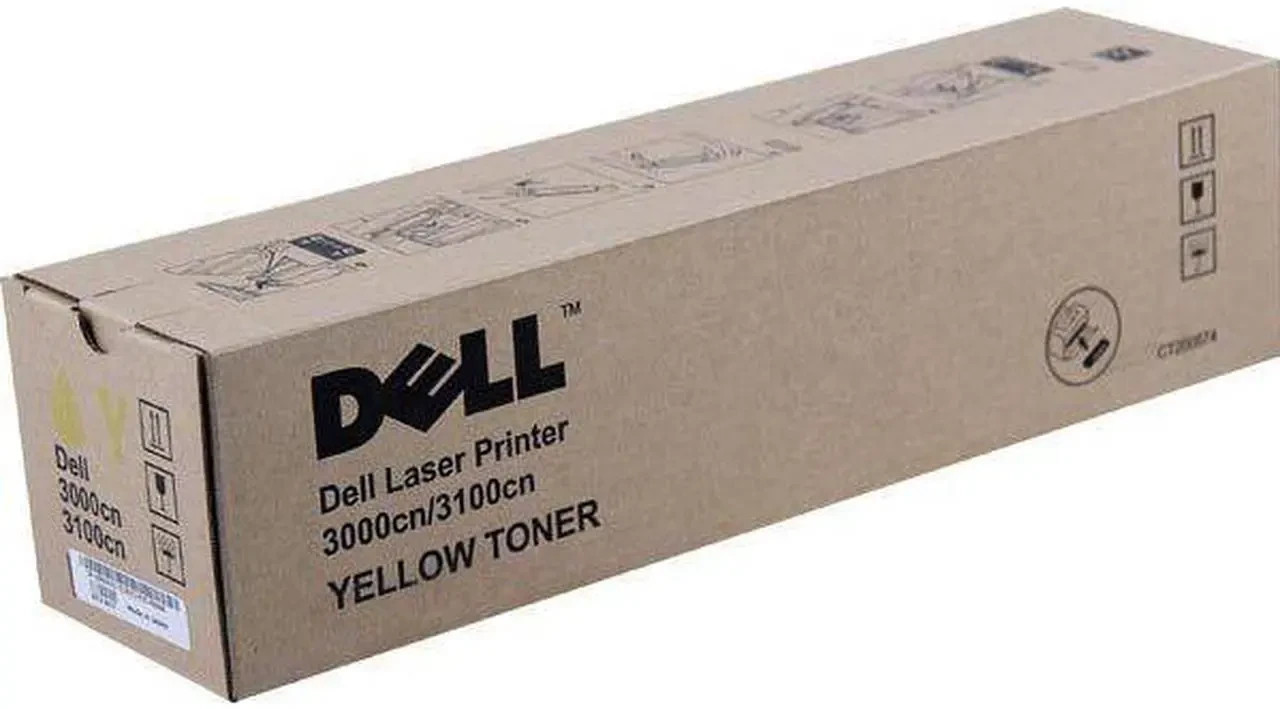 Original Dell Toner Cartridge P6731 Yellow New Sealed Box We Ship Fast