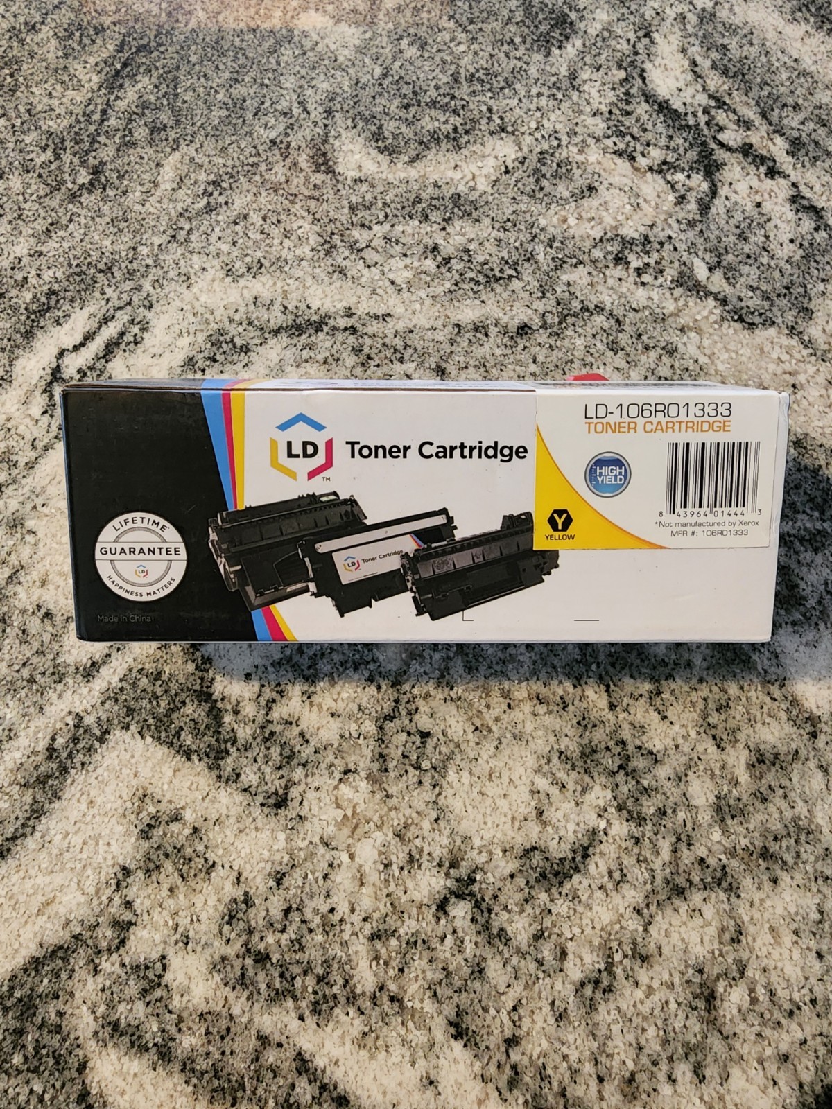 LD 6125 Yellow High Capacity Toner Ink Printer Xerox Phaser 6125 106R01333